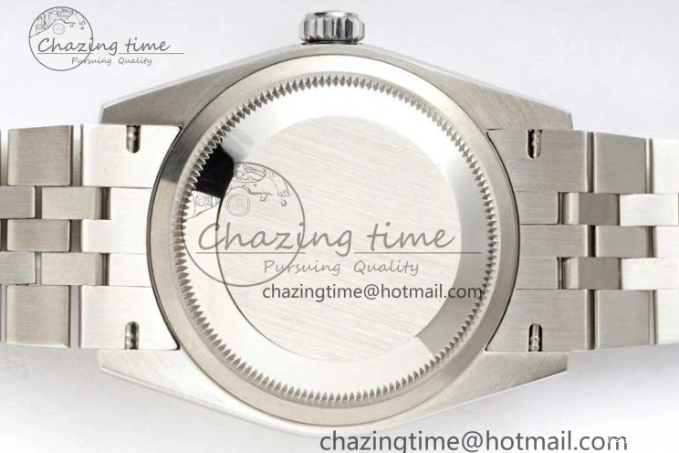 0103 EasyCare DateJust 36 DIWF 1:1 Best Edition 904L Steel Blue Stick Dial on Jubilee Bracelet SA 2317